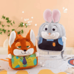 ⁦1Pc Random – Zootopia Furry Backpack For Kids⁩ - الصورة ⁦2⁩