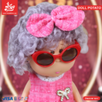 ⁦Hard Rubber Doll Potato With Music Barbie 22Cm - Style 6⁩ - الصورة ⁦2⁩
