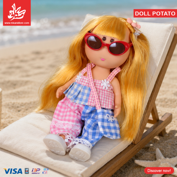 Hard Rubber Doll Potato With Music Barbie 22Cm - Style 7