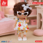 Hard Rubber Doll Potato With Music Barbie 22Cm - Style 8