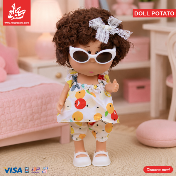 Hard Rubber Doll Potato With Music Barbie 22Cm - Style 8