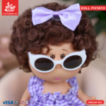 ⁦Hard Rubber Doll Potato With Music Barbie 22Cm - Style 9⁩ - الصورة ⁦2⁩