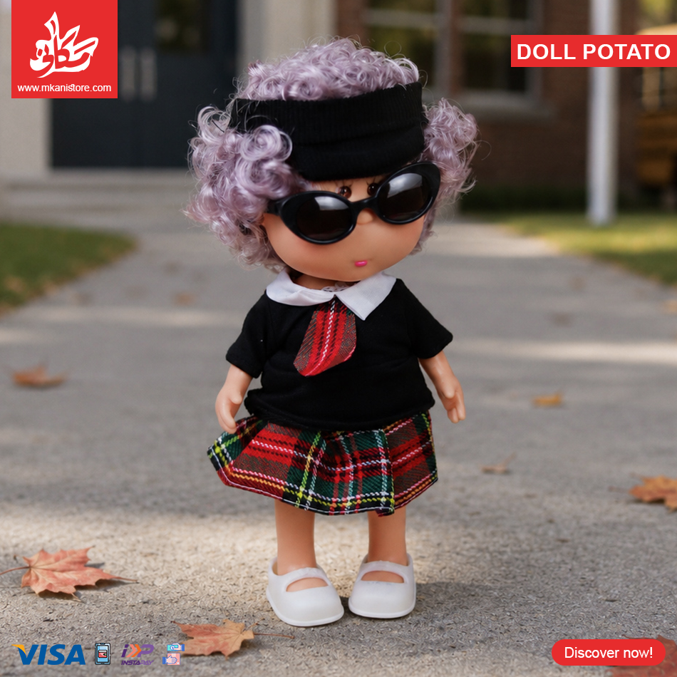 73 Hard Rubber Doll Potato With Music Barbie 22Cm - Style 10 - الصورة 1