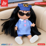 Hard Rubber Doll Potato With Music Barbie 22Cm - Style 11