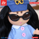 ⁦Hard Rubber Doll Potato With Music Barbie 22Cm - Style 11⁩ - الصورة ⁦2⁩