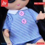 ⁦Hard Rubber Doll Potato With Music Barbie 22Cm - Style 11⁩ - الصورة ⁦3⁩
