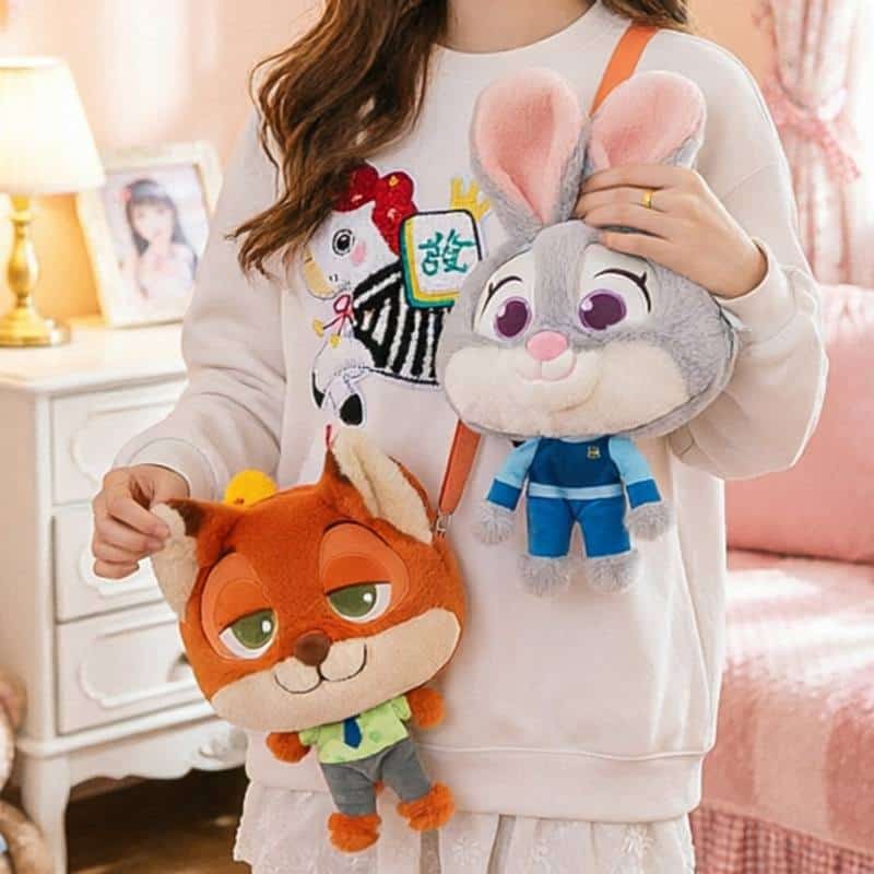 79 1Pc Random - Back Bag 3D Zootopia - الصورة 1