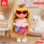 Hard Rubber Doll Potato With Music Barbie 22Cm - Style 13