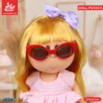 ⁦Hard Rubber Doll Potato With Music Barbie 22Cm - Style 13⁩ - الصورة ⁦2⁩