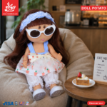 Hard Rubber Doll Potato With Music Barbie 22Cm - Style 15