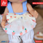 ⁦Hard Rubber Doll Potato With Music Barbie 22Cm - Style 15⁩ - الصورة ⁦3⁩