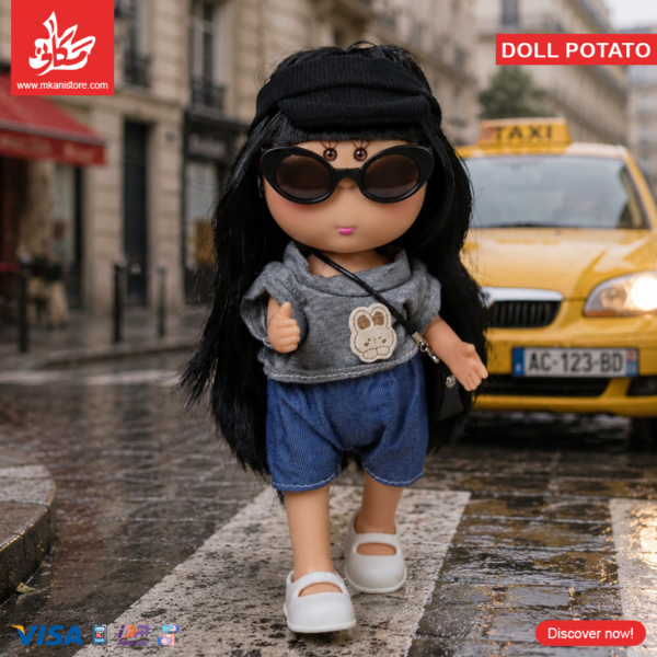 Hard Rubber Doll Potato With Music Barbie 22Cm - Style 16