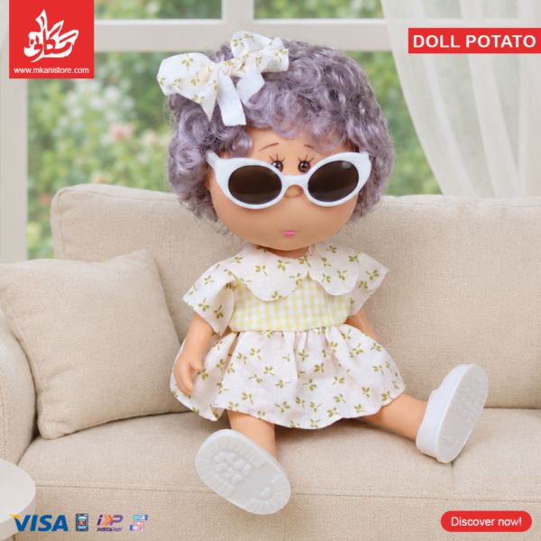 Hard Rubber Doll Potato With Music Barbie 22Cm - Style 17