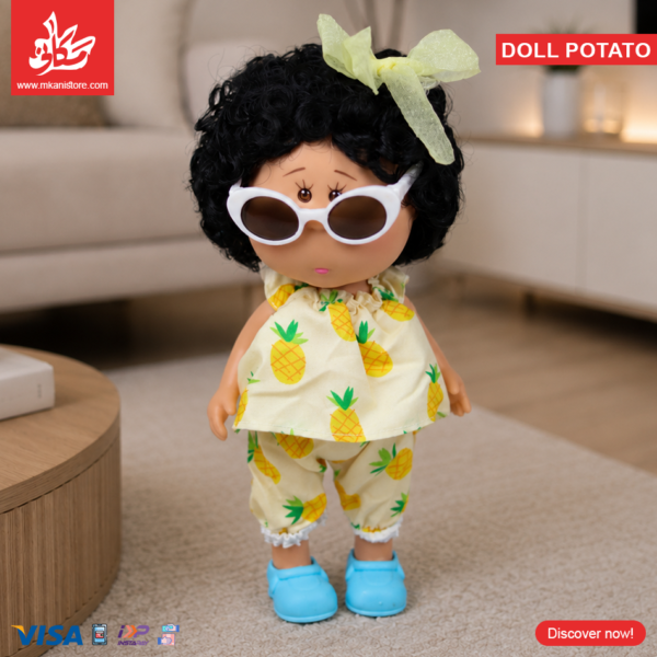 Hard Rubber Doll Potato With Music Barbie 22Cm - Style 18