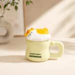 ⁦1Pc Random - 3D Ceramic Mug Sleep Bear With Lid - 400ml⁩ - الصورة ⁦4⁩