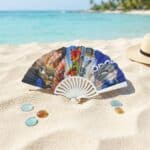 ⁦1Pc Random - Large Folding Hand Fan - Zootopia⁩ - الصورة ⁦5⁩
