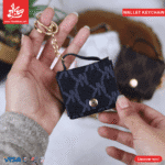 ⁦1Pc Random - Leather Wallet Keychain - Unique Mini Bag - MK⁩ - الصورة ⁦2⁩
