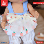 ⁦Hard Rubber Doll Potato With Music Barbie 22Cm - Style 15⁩ - الصورة ⁦3⁩