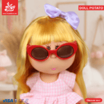 ⁦Hard Rubber Doll Potato With Music Barbie 22Cm - Style 13⁩ - الصورة ⁦2⁩