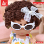⁦Hard Rubber Doll Potato With Music Barbie 22Cm - Style 8⁩ - الصورة ⁦2⁩