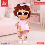 Hard Rubber Doll Potato With Music Barbie 22Cm - Style 5
