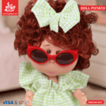 ⁦Hard Rubber Doll Potato With Music Barbie 22Cm - Style 4⁩ - الصورة ⁦2⁩