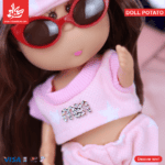 ⁦Hard Rubber Doll Potato With Music Barbie 22Cm - Style 3⁩ - الصورة ⁦2⁩