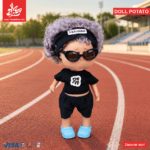 Hard Rubber Doll Potato With Music Barbie 22Cm - Style 1