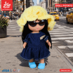 Hard Rubber Doll Potato With Music Barbie 22Cm - Style 12