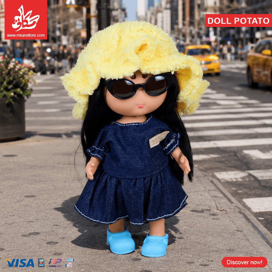 غ295 Hard Rubber Doll Potato With Music Barbie 22Cm - Style 12 - الصورة 1