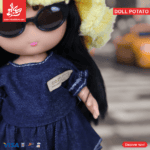 ⁦Hard Rubber Doll Potato With Music Barbie 22Cm - Style 12⁩ - الصورة ⁦2⁩