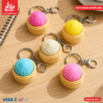 1Pc Random - Keychain Simulation Dumpling - LED