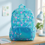 Smiggle Classic Backpack  17 Inches - Turquoise Stitch