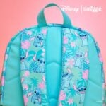 ⁦Smiggle Classic Backpack  17 Inches - Turquoise Stitch⁩ - الصورة ⁦3⁩
