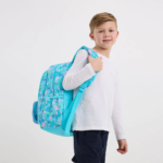 ⁦Smiggle Classic Backpack  17 Inches - Turquoise Stitch⁩ - الصورة ⁦6⁩