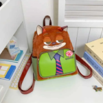 ⁦Fashion Original PU leather Bag - Zootopia Nick 3D Backpack⁩ - الصورة ⁦2⁩