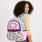 ⁦Smiggle Classic Backpack  17 Inches - Kitty⁩ - الصورة ⁦7⁩