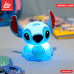 3D Soft Silicone Night Light MultiColor - Stitch
