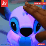 ⁦3D Soft Silicone Night Light MultiColor - Stitch⁩ - الصورة ⁦3⁩