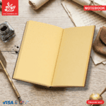 ⁦Vintage Notebook Rope Binding A6 PU Leather - Harry Potter - Blue - 112 Kraft Pages⁩ - الصورة ⁦3⁩