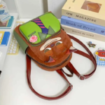 ⁦Fashion Original PU leather Bag - Zootopia Nick 3D Backpack⁩ - الصورة ⁦5⁩