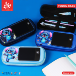 1Pc Random - 3D Pencil Case with Built-in LCD Writing Tablet - Stitch
