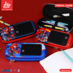 1Pc Random - 3D Pencil Case with Built-in LCD Writing Tablet - Spider Man