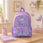 Smiggle Classic Backpack  17 Inches - Butterfly