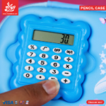 ⁦1Pc Random - 3D Pencil Case with Built-in Calculator - Princess⁩ - الصورة ⁦3⁩