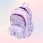 ⁦Smiggle Classic Backpack  17 Inches - Butterfly⁩ - الصورة ⁦4⁩