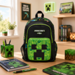 ⁦Smiggle Classic Backpack  17 Inches - Minecraft⁩ - الصورة ⁦7⁩