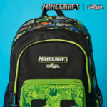 ⁦Smiggle Classic Backpack  17 Inches - Minecraft⁩ - الصورة ⁦2⁩