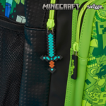 ⁦Smiggle Classic Backpack  17 Inches - Minecraft⁩ - الصورة ⁦3⁩