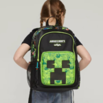 ⁦Smiggle Classic Backpack  17 Inches - Minecraft⁩ - الصورة ⁦9⁩